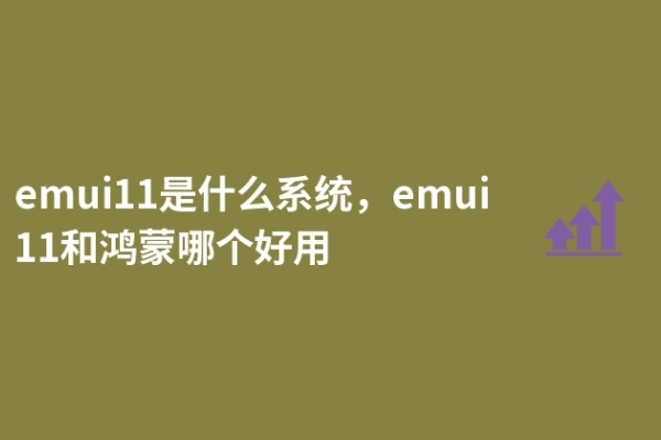 emui11是什么系统，emui11和鸿蒙哪个好用