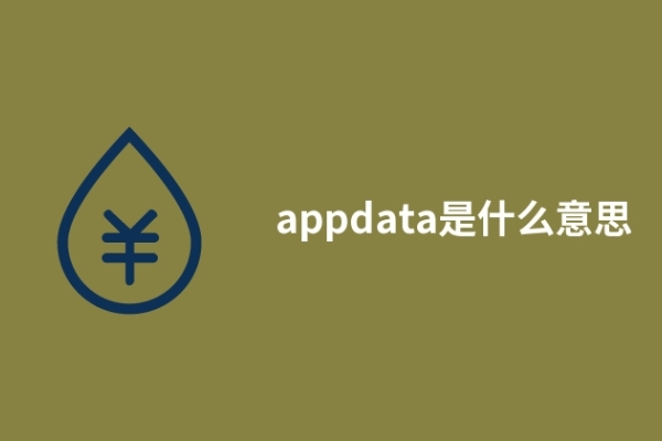 appdata是什么意思