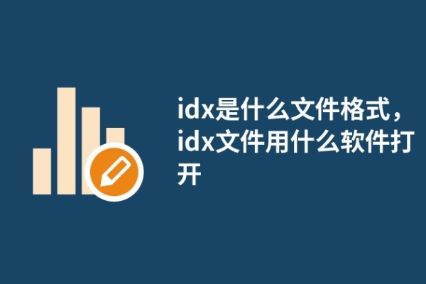 idx是什么文件格式，idx文件用什么软件打开