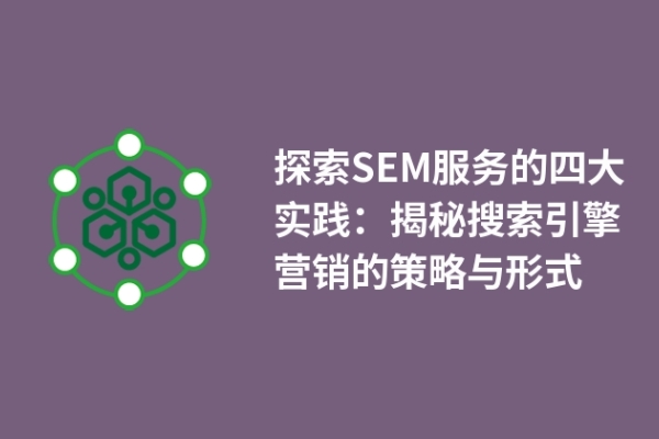 探索SEM服务的四大实践：揭秘搜索引擎营销的策略与形式