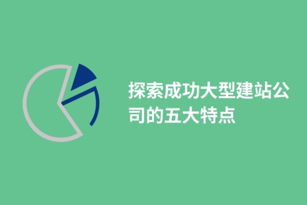 探索成功大型建站公司的五大特点