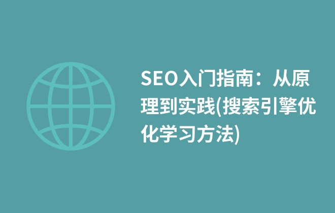 SEO入门指南：从原理到实践(搜索引擎优化学习方法)